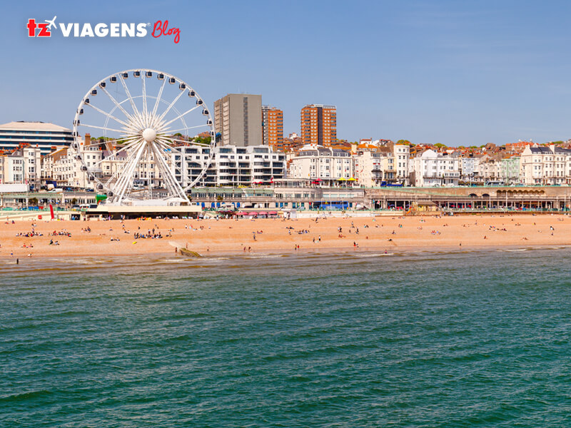 A melhor e mais badalada praia da Inglaterra: Brighton