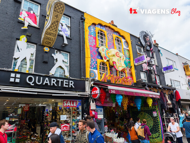 Camden Town bairro boêmio que congrega os indivíduos mais exóticos de Londres