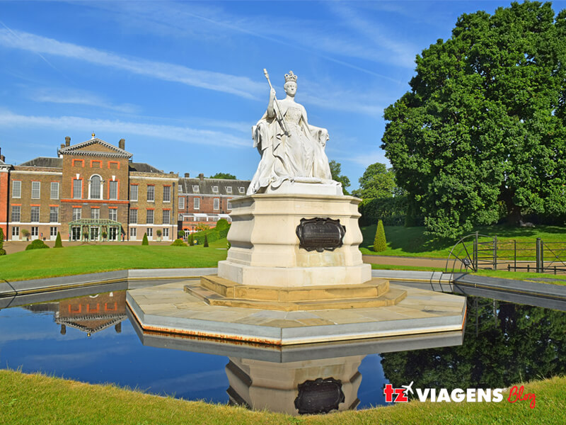 Durante sua viagem para Inglaterra não deixe de visitar Kensington Gardens e o Palácio de Kensington