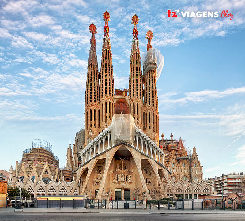 Catedral da Sagrada Família em Barcelona 