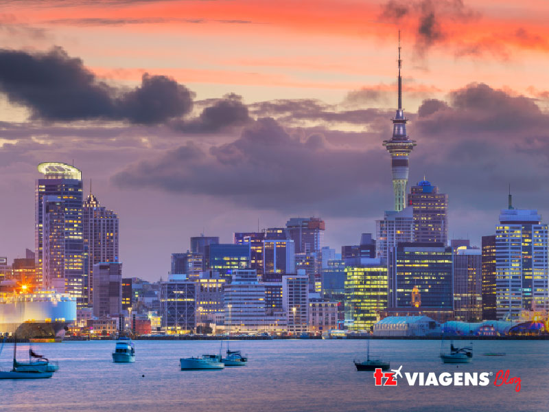 Auckland, a maior cidade da Nova Zelândia 