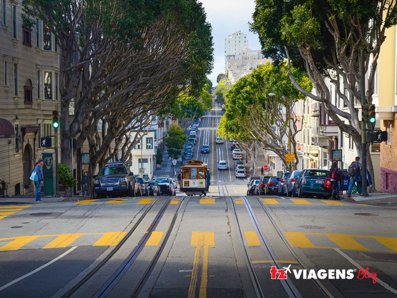 As famosas ruas de São Francisco, um destino ideal para quem sonha com uma viagem para os Estados Unidos  